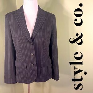 6 Style & Co. suitcoat